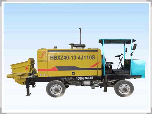 hbxz40-13-4j110s行走式混凝土输送泵