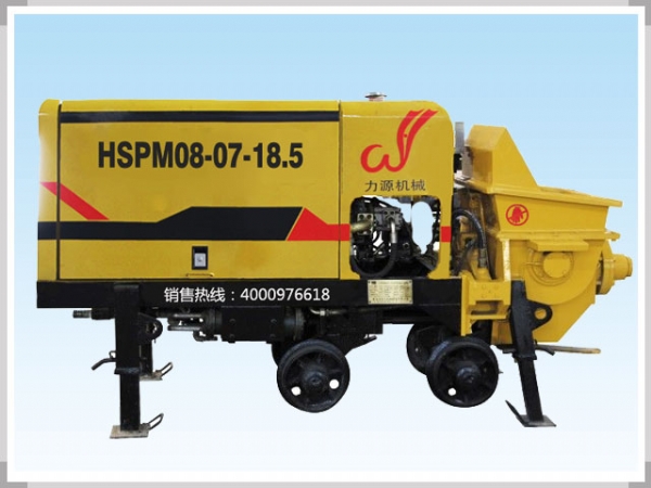 HSPM08-07-18.5矿用混凝土湿喷机